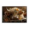 Stupell Industries Adorable Flower Bedecked Cattle Framed Giclee, design by Momart